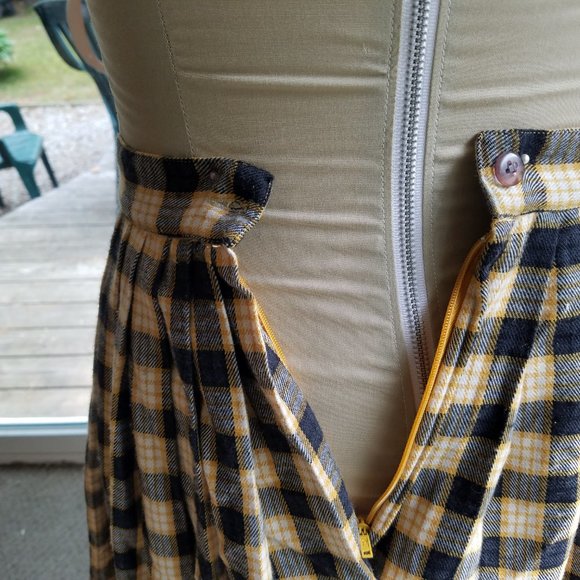 AMAZING RARE 90s YELLOW SKIRT SUIT CHER CLUELESS - Picture 10 of 12